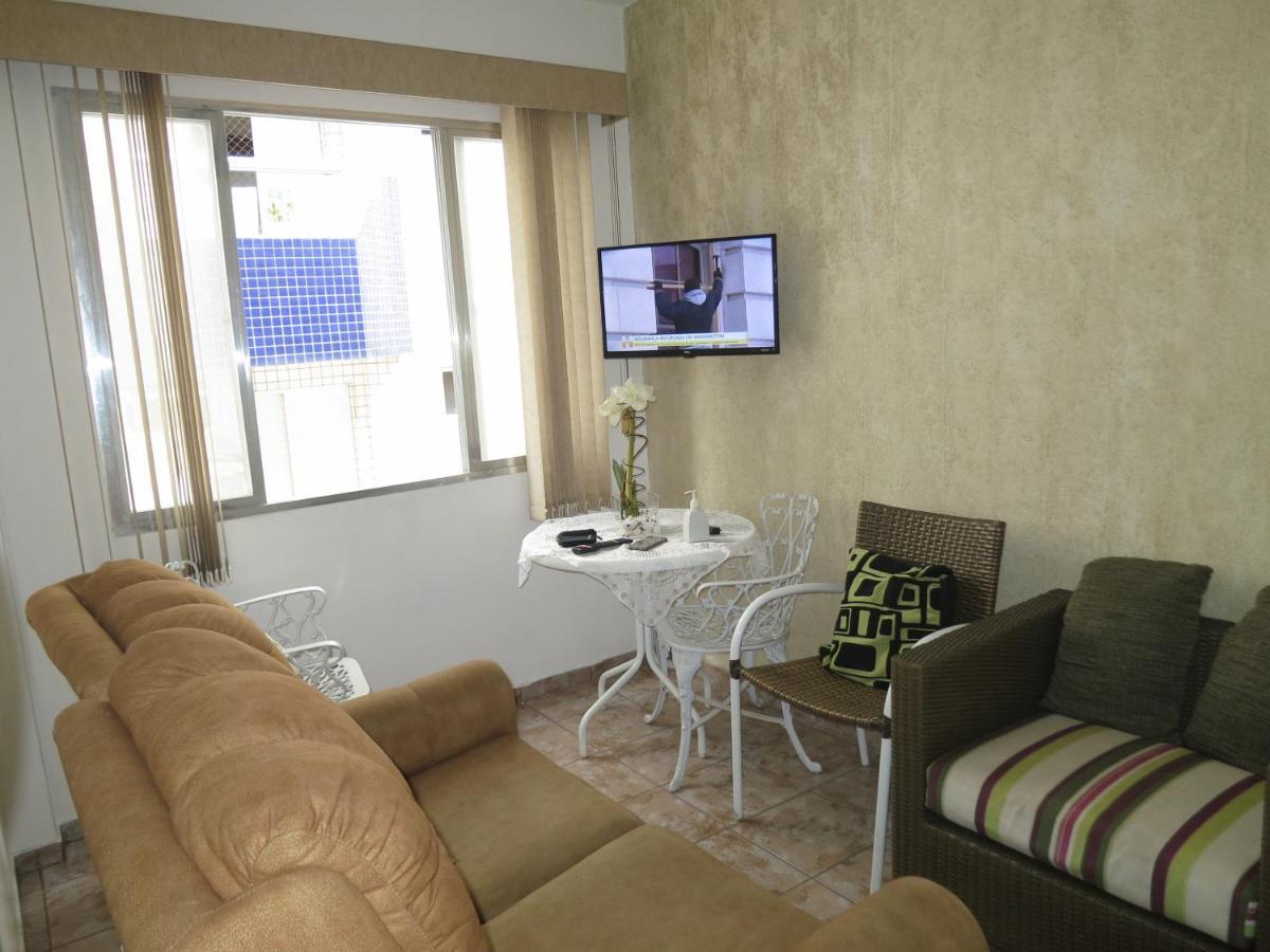Apto Canto Do Forte - Praia Grande - Local Privilegiado - 100 Metros Da Praia - Internet Inclusa 외부 사진